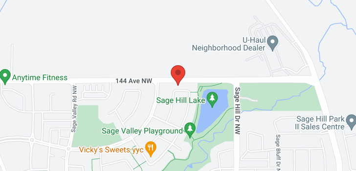 map of 94 Sage Valley  Close